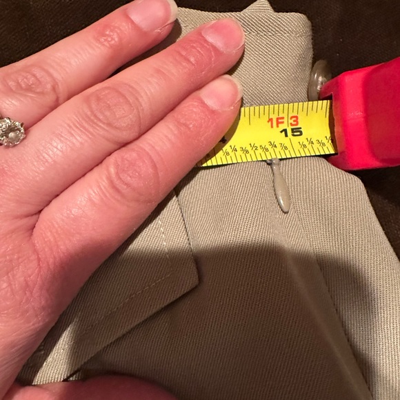 Jones New York Country Khakis Split In Back Zipper On Side Size 12 Great Cond - Picture 10 of 10